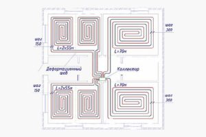 Фото - схема на монтаж с колектор