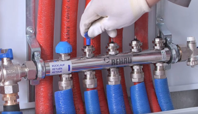 Снимка - Затваряне на всички кранове с изключение на един