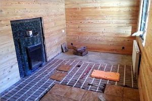 Снимка: Кабелни подове в баня