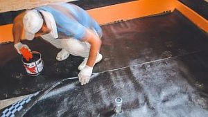 Снимка - Монтаж на двойна хидроизолация