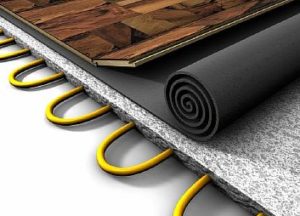 Снимка: "Пай" от топъл воден под с ламинирана подложка