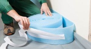 Снимка - Залепване на амортисьорната лента