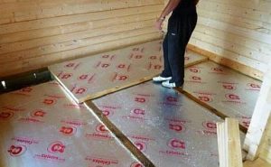 Снимка - Полагане на топлоизолационен материал