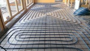 Снимка: Подово отопление с вода във вила