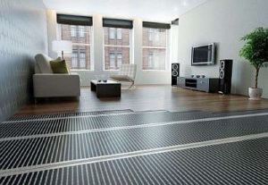 консумация на енергия на инфрачервени отопляеми подове