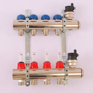 Регулиране на подово отопление с разходомери