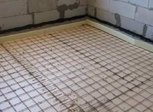 Снимка - Подготовка на основата за полагане на подови тръби