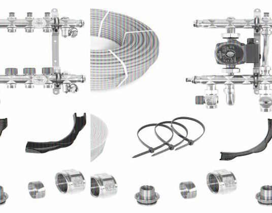 Снимка - Компоненти за подово отопление с вода