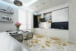 Снимка - Саморазливна подова настилка