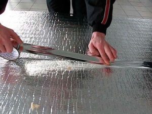 Снимка - Полагане на фолио изолация