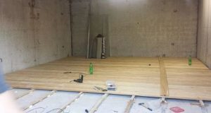 Снимка - Изолиране на под с шперплат