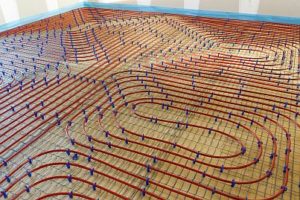 Снимка — Подово отопление с водно отопление