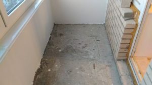 Снимка - Подът е изравнен и почистен