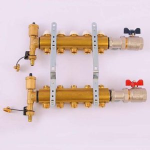 Снимка - Закрепване на колектора към скобата