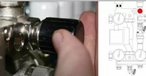 Снимка - Завъртане на клапана на максимум