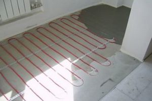 Снимка - Изливане на бетонна замазка