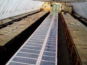 Снимка - Инфрачервени подове в оранжерия