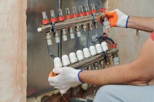 Снимка - Разпределителният блок се инсталира