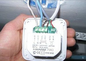 Снимка - Свързване на пода към термостата