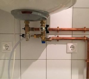 Снимка - Свързване на бойлера