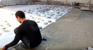 Подово отопление в басейна - ние сами извършваме монтажа под пътеките и басейна