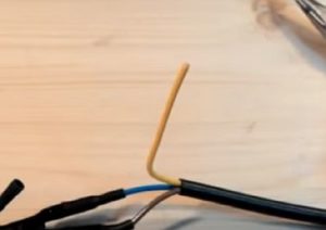 Снимка - Нагревателният кабел е заземен