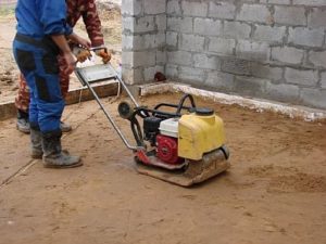 Снимка - Уплътняване на пясъчния слой