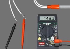 Снимка - Измерване на съпротивлението на кабела
