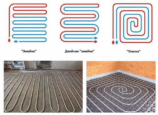 Снимка - Диаграми за монтаж на подово отопление