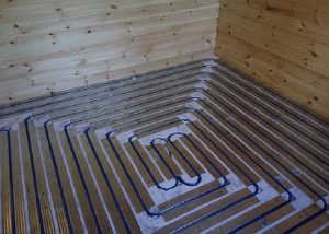 Снимка - Подово отопление с вода в рамкова къща