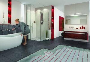 Снимка - Подово отопление в банята