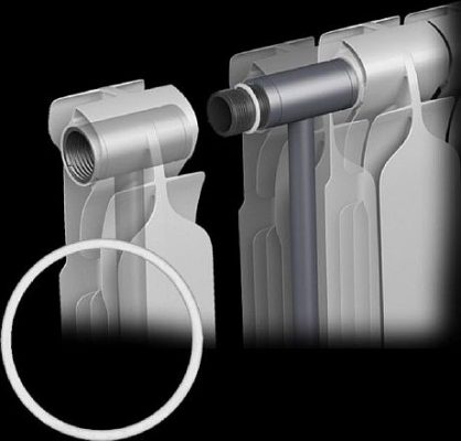 Снимка - Биметален радиатор