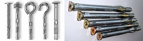 Снимка - Видове анкерни болтове