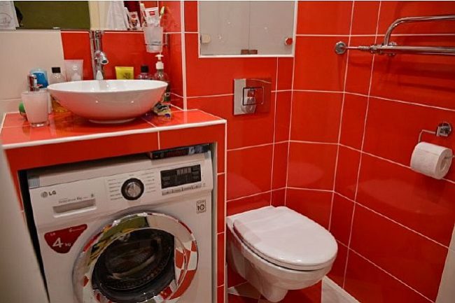 Снимка - Мивка над пералня