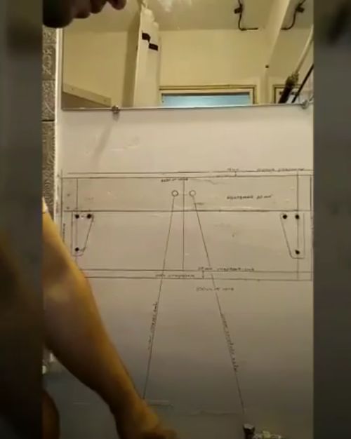 Снимка - Маркировки на стената