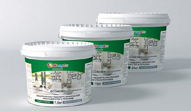 Снимка - Акрилна боя за вътрешна употреба