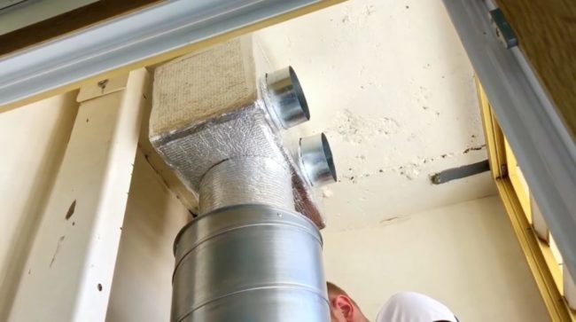 Снимка - Монтаж на камера за разпределение на въздуха