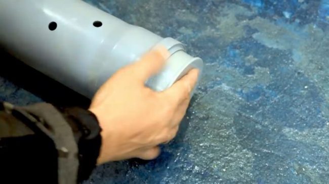 Снимка - Монтиране на тапа на тръба