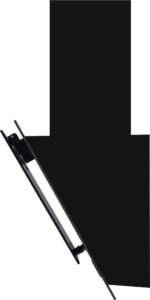 Снимка - Страничен изглед на Weissgauff Ita 60 PP BL със затворена клапа