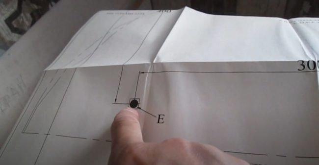 Фото шаблон за монтиране на чадър на стена