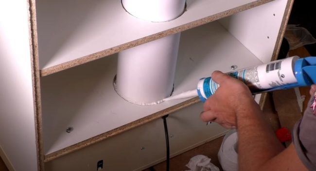 Снимка: Уплътняване на фуги за намаляване на вибрациите на въздуховодите