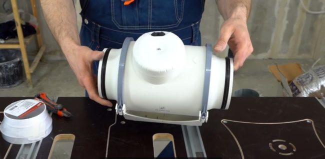 Снимка на вентилатор за канали