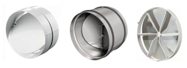 Фото Възвратни клапани с плътен и разделен затвор, мембрана