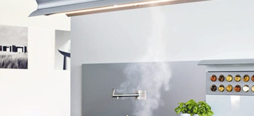 Снимка: Абсорбатор за остров без вентилация