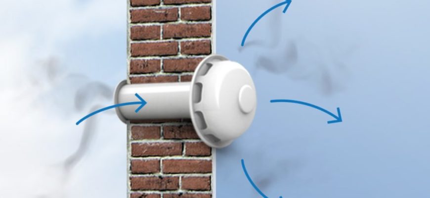 Снимка: Вход през стенен вентил