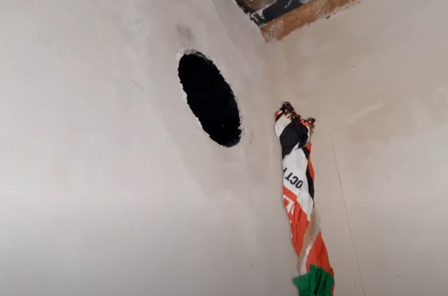 Снимка: Тестване на работата на абсорбатора с гореща ролка хартия