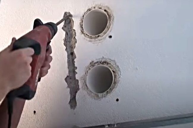 Снимка: Преследване на стена за окабеляване