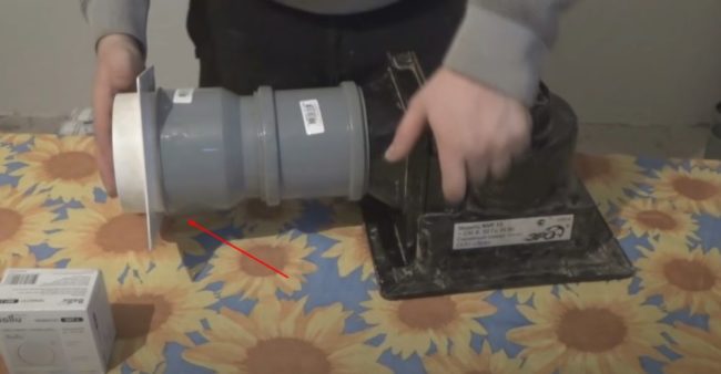 Снимка на въздушен клапан с адаптер