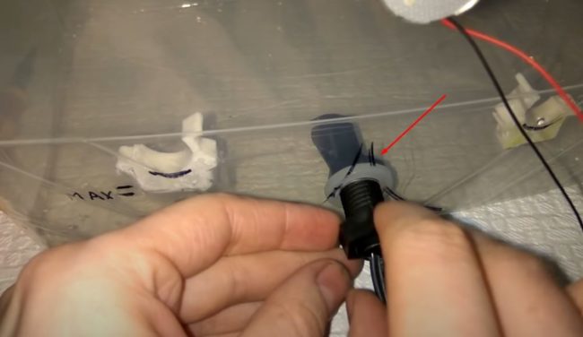 Снимка на сензор за ниво на водата