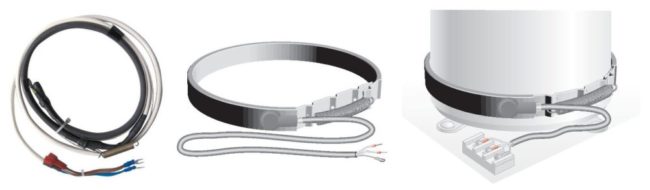 Снимка на зимния комплект за отопление на картера и компресора